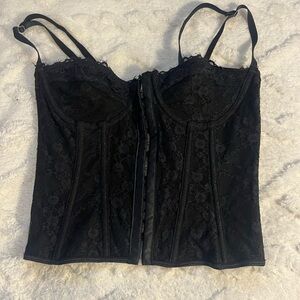 SHEIN Black corset Top